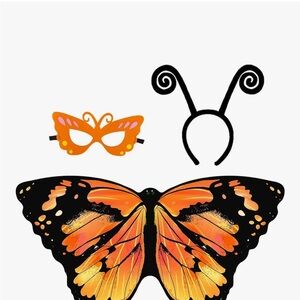Butterfly Costume Set with Mask and Headband
